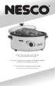 Nesco Electric Roaster Oven Use And Care Manual