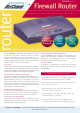 NetComm Cable/DSL Firewall Router NB3100 Technical Specifications
