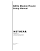 NETGEAR 208-10026-01 Setup Manual