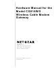 NETGEAR CG814WG Hardware Manual