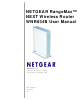 NETGEAR RangeMax Next Wireless Router WNR834B  WNR834B WNR834B User Manual