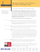 NETGEAR WGT624v1 - 108 Mbps Wireless Firewall Router Specification Sheet