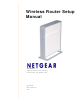 NETGEAR WNR834Bv2 Setup Manual