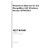 NETGEAR WPNT834 Reference Manual