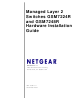 NETGEAR ProSafe GSM7248R Hardware Installation Manual
