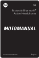Motorola S9 User Manual