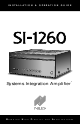 Niles SI-1260 Installation & Operation Manual