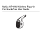 Nokia HF-6W User Manual