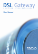 Nokia DSL Gateway High-Speed Internet Connection User Manual