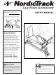 NordicTrack NTSA03991 User Manual