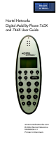 Nortel 744X User Manual