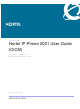 Nortel IP Phone 2001 User Manual