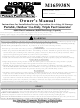 North Star M165938N Owner's Manual