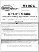 Northern Industrial Tools M1107C Owner's Manual