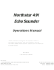NorthStar Echo Sounder NorthStar 491 Operation Manual