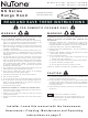 NuTone NS Series Instructions Manual