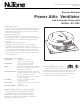 NuTone RF-79RP Specifications