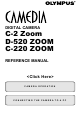 Olympus CAMEDIA C-2 ZOOM Reference Manual