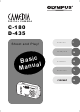 Olympus C-180 D-435 Basic Manual