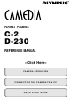 Olympus Camedia C-2 Reference Manual