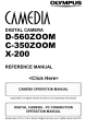 Olympus CAEDIA C-350ZOOM Reference Manual