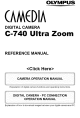 Olympus Camedia C-740 Ultra Zoom Reference Manual