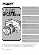 Olympus EVOLT E-330 Advanced Manual