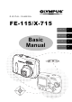 Olympus FE-115 Basic Manual