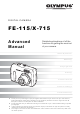 Olympus FE-115/X-715 Advanced Manual