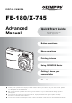 Olympus FE-180/X-745 Advanced Manual