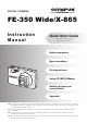 Olympus FE-350 Wide Instruction Manual