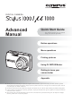 Olympus Stylus 1000 Advanced Manual