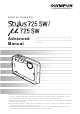 Olympus Stylus 725 SW Advanced Manual