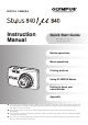 Olympus Stylus 840/ 840 Instruction Manual