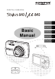Olympus Stylus 840 Basic Manual