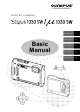 Olympus Stylus M 1030 SW Basic Manual