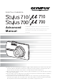 Olympus u 700 Advanced Manual