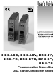 Omega Speaker Systems DRX-ACC Communications Manual