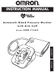 Omron HEM-711AC Instruction Manual