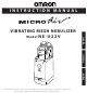 Omron VIBRATING MESH NEBULIZER NE-U22V Instruction Manual
