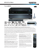 Onkyo TX-NR808 Specifications