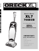 Oreck XL7705ECB User Manual