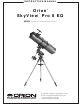 Orion 8 EQ Instruction Manual