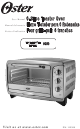 Horno Tostador Oster Modelo 6056 de 19 Litros en Iztapalapa, Ciudad de  México por $999 | Segundamano.mx