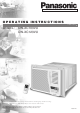 Panasonic CW-XC103VU Operating Instructions Manual