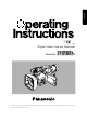 Panasonic AG-DVX100A Operating Manual