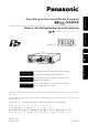 Panasonic AJ-PCD20E Operating Instructions Manual