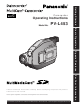 Panasonic Palmcorder MultiCam PV-L453 Operating Instructions Manual