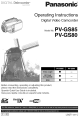 Panasonic PV-GS80 Operating Instructions Manual