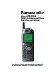 Panasonic Allure EB-TX310 Operating Instructions Manual